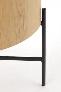 Halmar Stolik kawowy okrągły dąb naturalny mat 45 cm Queens