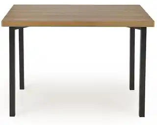 Halmar Zestaw stół z krzesłami MILTON 70x110 Dąb naturalny + czarny