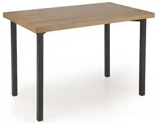 Halmar Zestaw stół z krzesłami MILTON 70x110 Dąb naturalny + czarny