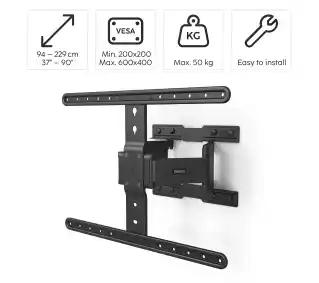 Hama 220851 Fullmotion Sciccor Arms od 37 do 90 Max 50kg Uchwyt