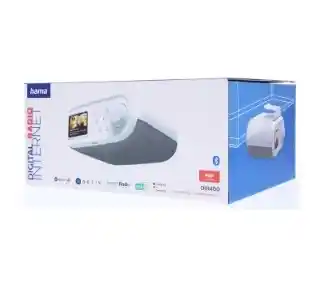 Hama DIR400 Radio FM, DAB, Internetowe Wi-Fi Bluetooth Biało-szary Radioodbiornik