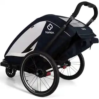 Hamax - Przyczepka rowerowa BREEZE ONE - Navy/cream