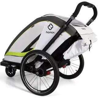 Hamax - Przyczepka rowerowa BREEZE ONE - White/Green