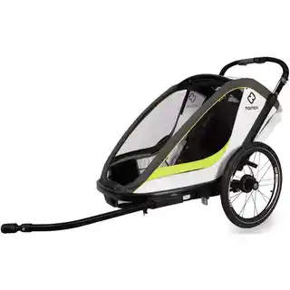 Hamax - Przyczepka rowerowa BREEZE - White/Green