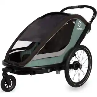 Hamax - Przyczepka rowerowa COCOON ONE - Green/black
