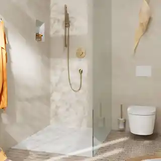 Hansgrohe AddStoris Szczotka WC brąz szczotkowany 41752140