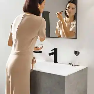 Hansgrohe Finoris Bateria umywalkowa czarny mat 76024670