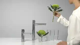 Hansgrohe Talis Select E Bateria umywalkowa wysoka chrom 71753000