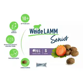 Happy Cat Senior jagnięcina z pastwiska - 4 kg karma sucha