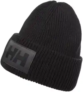 Helly Hansen Czapka HH BOX Beanie kolor czarny z grubej dzianiny 53648