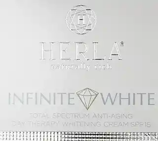 Herla Infinite White Przeciwstarzeniowy krem wybielający przebarwienia SPF15 na dzień 50ml