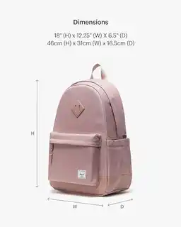 Herschel Plecak Heritage Backpack 11383-02077 Różowy