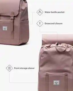Herschel Plecak Retreat Small 11400-02077 Różowy