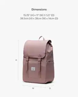 Herschel Plecak Retreat Small 11400-02077 Różowy