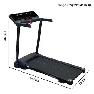 Hertz fitness Bieżnia elektryczna Hertz Dyno Plus 919W 12km/h