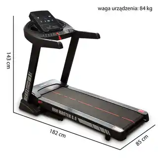 Hertz fitness Bieżnia elektryczna Hertz Fitness Run Master 6.0 2206W 20 km/h