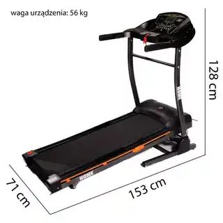 HERTZ FITNESS Bieżnia elektryczna Home 1250W 14km/h