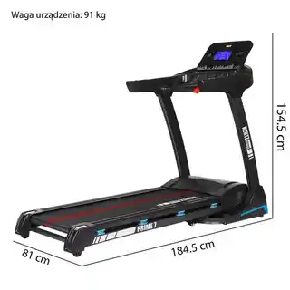 Hertz Fitness Bieżnia elektryczna Prime 7 2220W 18km/h
