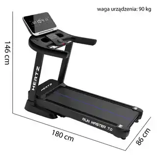 Hertz Fitness Bieżnia elektryczna Run Master 7.0 2206W 22km/h