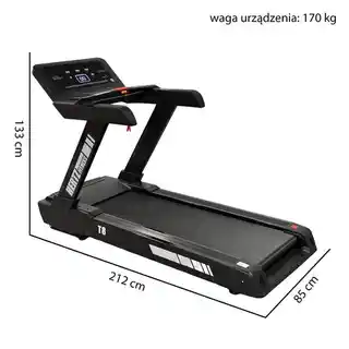 Hertz Fitness Bieżnia elektryczna T8 2210W 22km/h
