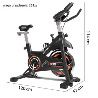 HERTZ FITNESS Rower spinningowy XR-110 Pro