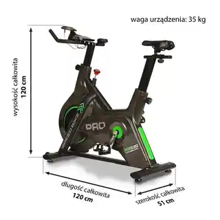 HERTZ FITNESS Rower spinningowy XR-330 Pro