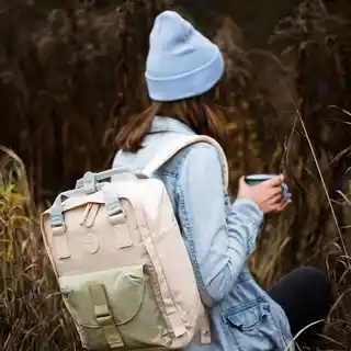 Himawari Plecak No. 28 Cupcake S - żółty damski, szkolny tr20329