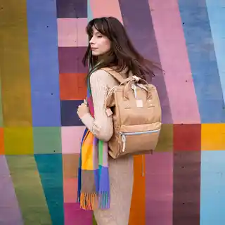 Himawari Plecak No. 36 Pale M - zielony pojemny, do pracy tr22254