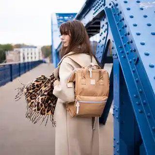 Himawari Plecak No. 36 Pale M - zielony pojemny, do pracy tr22254