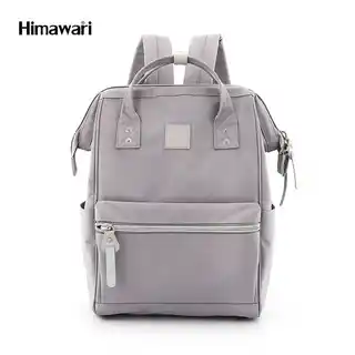 Himawari Szary, pojemny plecak na laptopa z portem USB 1881-39