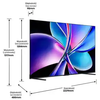 Hisense 100E7Q PRO 100 QLED 4K 144Hz Smart TV Dolby Vision Dolby Atmos HDMI 2.1 Telewizor QLED