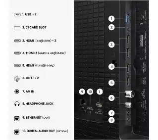 Hisense 100E7S PRO 100 QLED 4K 144Hz Telewizor QLED