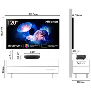 HISENSE Laser TV 120L9HA 120 cali 4K