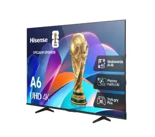 Hisense 50A6S 50 LED 4K Funkcje AI Dolby Vision HDMI 2.1 DVB-T2 Telewizor LED