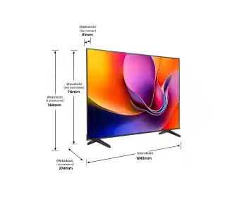 Hisense 55A6Q 55 LED 4K Smart TV Dolby Vision Telewizor LED