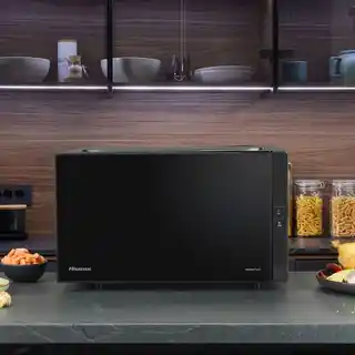Hisense H25MOBS4HGI mikrofalówka 900W 25L czarna technologia Inverter średnica 28.5cm rozmrażanie
