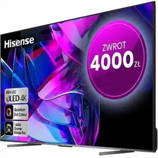 Hisense Telewizor Mini-LED 100U7KQ 100 cali 4K 144Hz VIDAA U7 Quantum Dot Colour