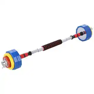 HMS Sztanga w walizce, kolorowe SKC20, 2x10 kg