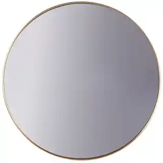 Home Styling Collection Lustro okrągłe złote, Ø 50 cm