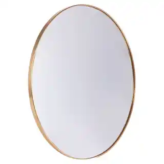 Home Styling Collection Lustro okrągłe złote, Ø 50 cm