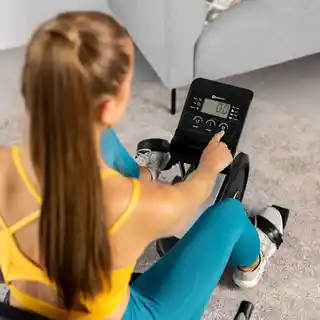 Hop-sport Rower leżący magnetyczny HS-2050L Beat srebrny