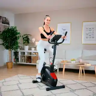 Hop-sport Rower magnetyczny HS-2080 Spark czarno-czerwony