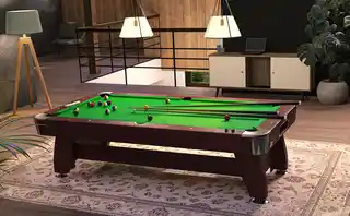 Hop-sport Stół bilardowy spływowy Vip Extra 7 ft wiśnia/zielony