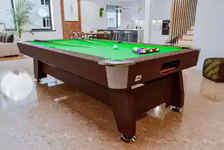 Hop-sport Stół bilardowy spływowy Vip Extra 8 ft brązowy/zielony
