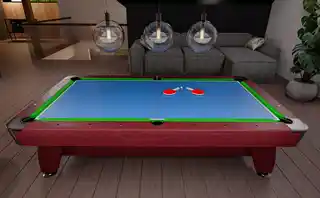 Hop-sport Stół bilardowy spływowy Vip Extra 8 FT wiśnia zielony z nakładką ping-pong cymbergaj