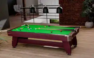 Hop-sport Stół bilardowy spływowy Vip Extra 8 ft wiśnia/zielony