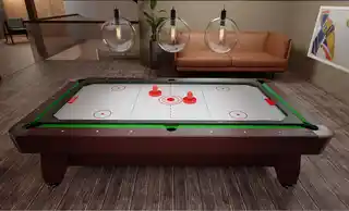 Hop-sport Stół bilardowy spływowy Vip Extra 9 FT brąz zielony z nakładką ping-pong cymbergaj