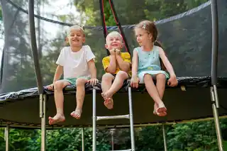 Hop-sport Trampolina ogrodowa pumpkin 12ft (366 cm) czarno-zielona z siatką wewnętrzną
