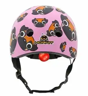 Hornit Kask rowerowy Pug Medium Różowy dla Dzieci rozmiar M