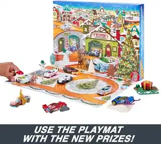 Hot Wheels Zestaw pojazdów Kalendarz adwentowy HKL74